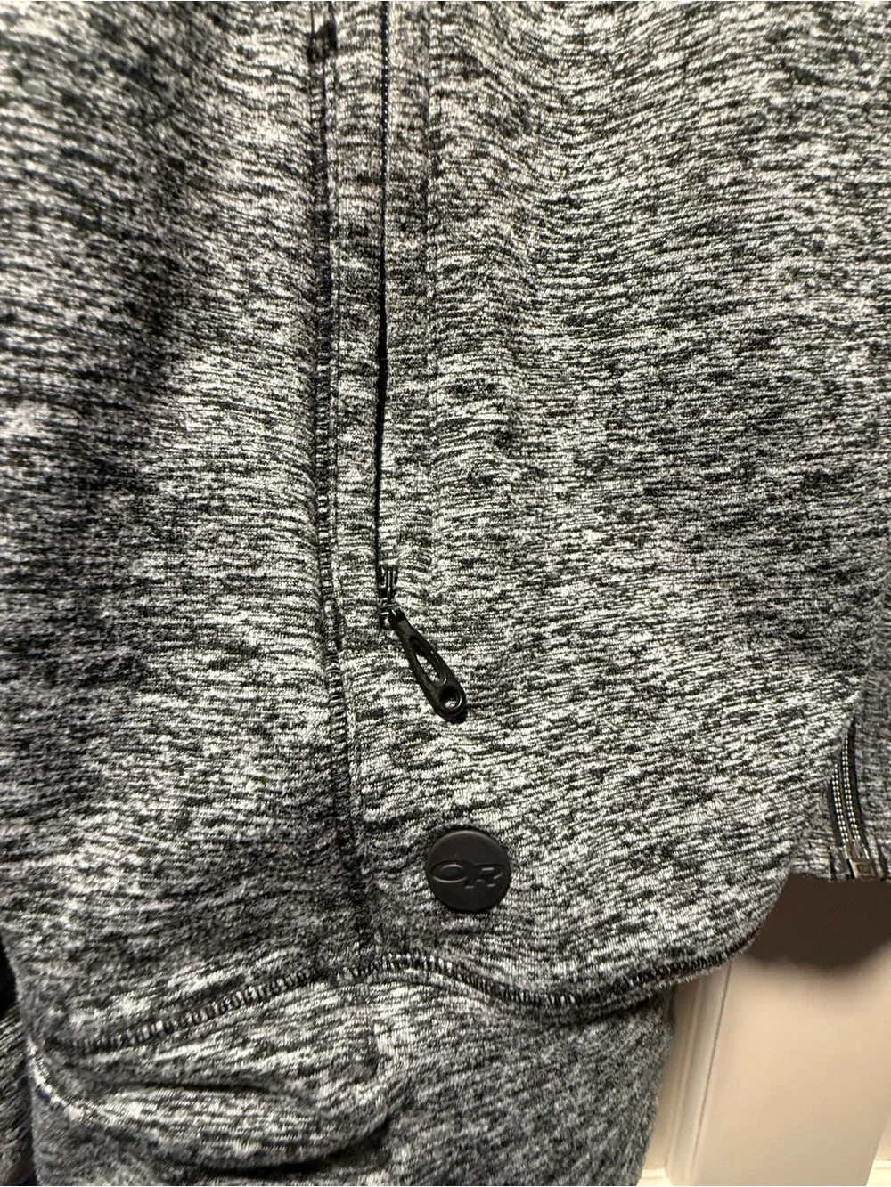 Outdoor Research Women’s Large Hooded Performance Jacket Gray Full Zip - Picture 3 of 7